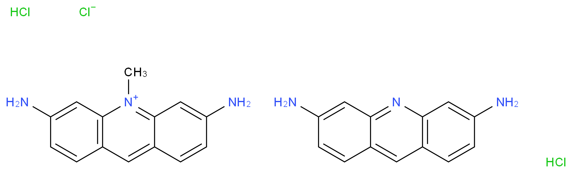 Acriflavine 盐酸盐_分子结构_CAS_8063-24-9)