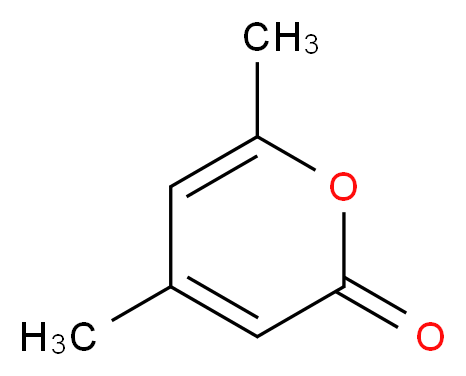 4,6-dimethyl-2H-pyran-2-one_分子结构_CAS_675-09-2