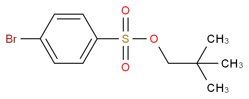 Neopentyl 4-bromobenzenesulfonate_分子结构_CAS_14248-15-8)