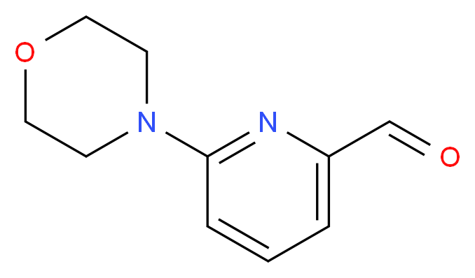 6-morpholinopyridine-2-carbaldehyde_分子结构_CAS_857283-88-6)