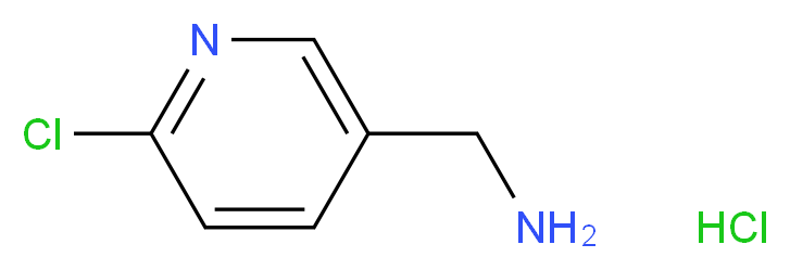 (6-chloropyridin-3-yl)methanamine hydrochloride_分子结构_CAS_)