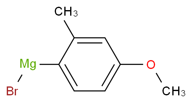 bromo(4-methoxy-2-methylphenyl)magnesium_分子结构_CAS_148706-30-3