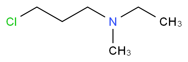 (3-chloropropyl)(ethyl)methylamine_分子结构_CAS_343926-41-0