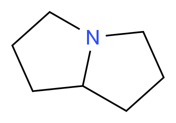 Pyrrolizidine_分子结构_CAS_643-20-9)