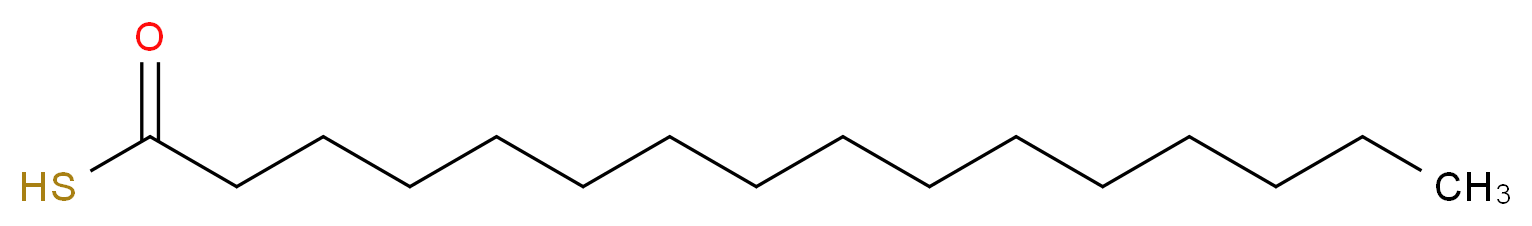 Thiopalmitic Acid_分子结构_CAS_7530-93-0)