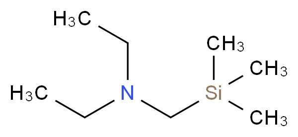 diethyl[(trimethylsilyl)methyl]amine_分子结构_CAS_10545-36-5