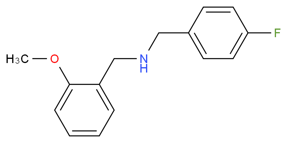 (4-fluorobenzyl)(2-methoxybenzyl)amine_分子结构_CAS_499997-38-5)