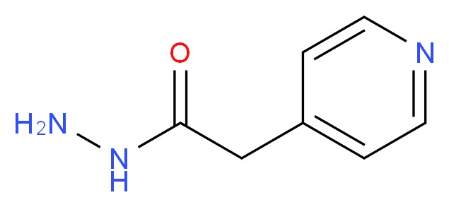 2-(pyridin-4-yl)acetohydrazide_分子结构_CAS_69583-00-2)