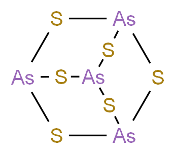 硫化砷(III)_分子结构_CAS_1303-33-9)