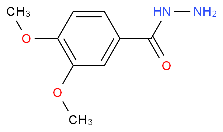 3,4-Dimethoxybenzhydrazide_分子结构_CAS_41764-74-3)