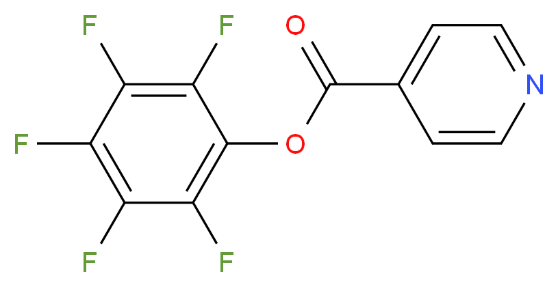 Pentafluorophenyl isonicotinate 97%_分子结构_CAS_360574-34-1)