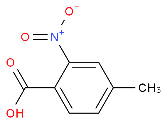4-methyl-2-nitrobenzoic acid_分子结构_CAS_27329-27-7