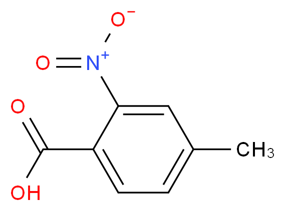 4-Methyl-2-nitrobenzoic acid_分子结构_CAS_27329-27-7)