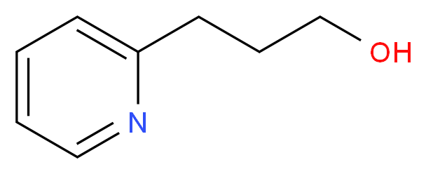 3-(pyridin-2-yl)propan-1-ol_分子结构_CAS_2859-68-9