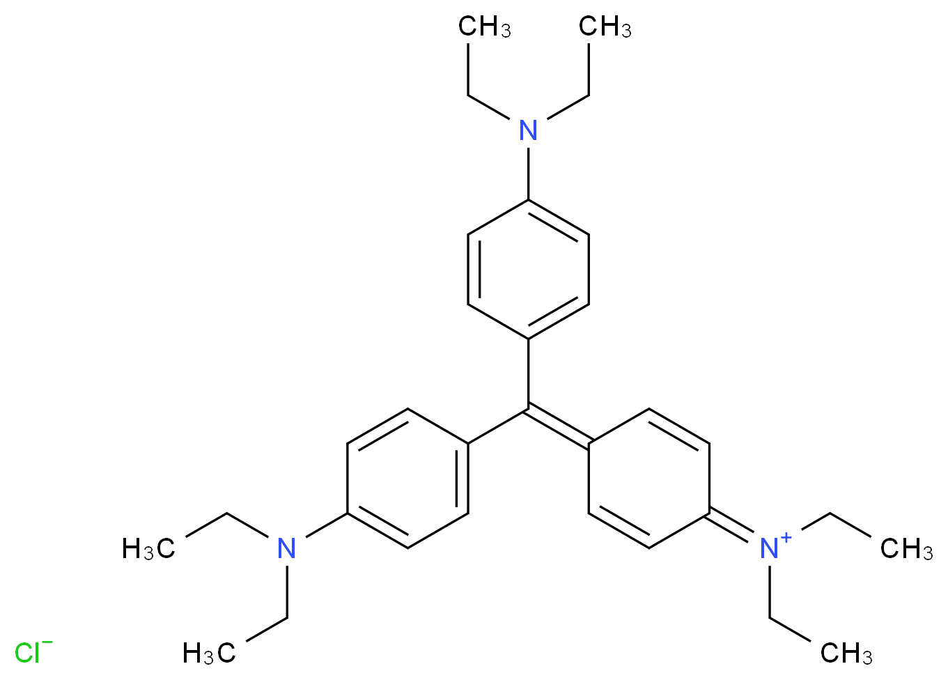 ETHYL VIOLET_分子结构_CAS_2390-59-2)