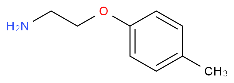 2-(4-methylphenoxy)ethanamine_分子结构_CAS_26583-58-4)