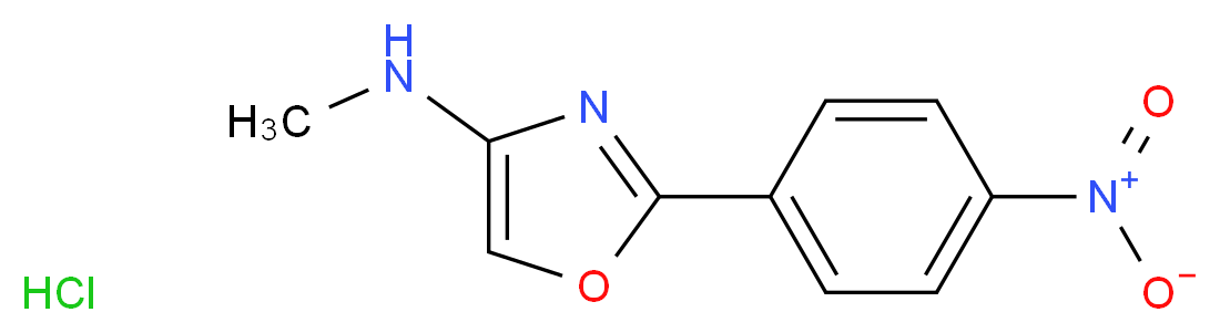 2-(4-NITRO-PHENYL)-OXAZOL-4-YL-METHYLAMINE HYDROCHLORIDE_分子结构_CAS_36841-46-0)