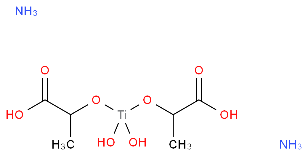 二(2-羟基丙酸)二氢氧化二铵合钛 溶液_分子结构_CAS_65104-06-5)