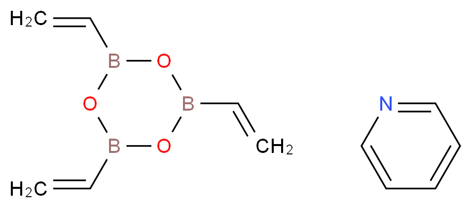 pyridine; triethenyl-1,3,5,2,4,6-trioxatriborinane_分子结构_CAS_95010-17-6