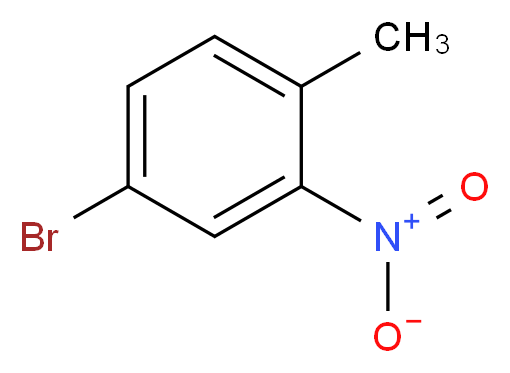 4-溴-2-硝基甲苯_分子结构_CAS_60956-26-5)