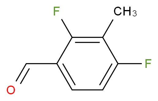 2,4-Difluoro-3-methylbenzaldehyde_分子结构_CAS_847502-88-9)