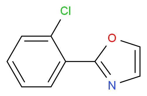 2-(2-chlorophenyl)-1,3-oxazole_分子结构_CAS_62881-98-5)