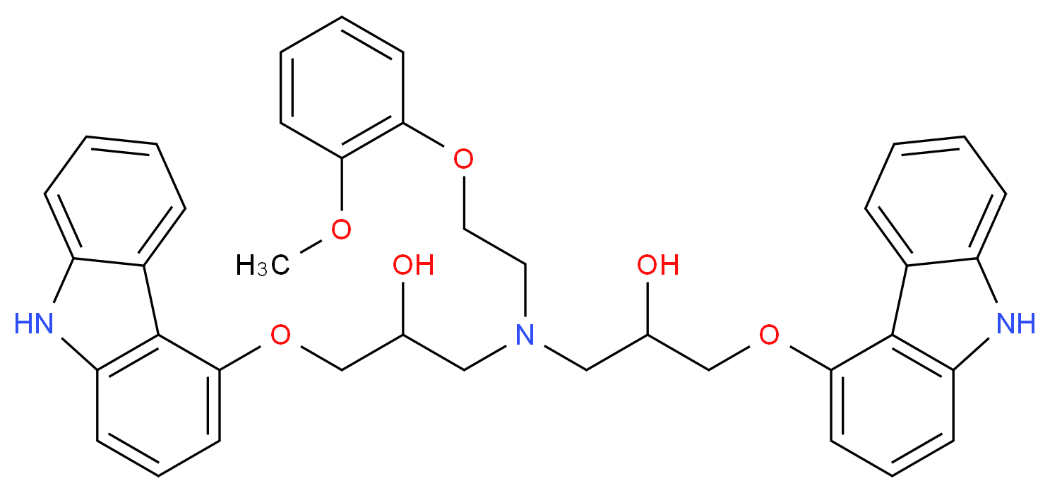 Carvedilol Bis-carbazole_分子结构_CAS_918903-20-5)