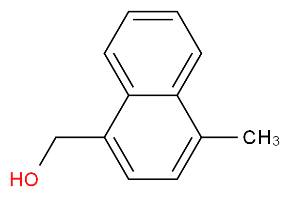 (4-methylnaphthalen-1-yl)methanol_分子结构_CAS_57322-44-8