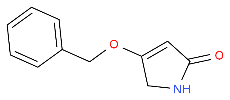 4-(benzyloxy)-2,5-dihydro-1H-pyrrol-2-one_分子结构_CAS_113896-95-0