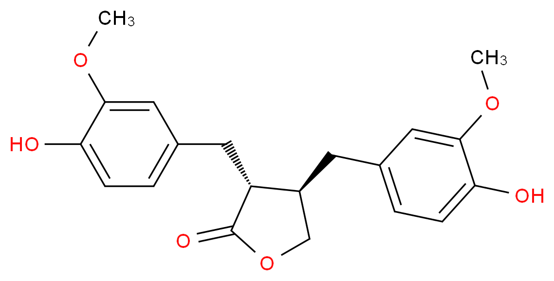 Matairesinol_分子结构_CAS_580-72-3)