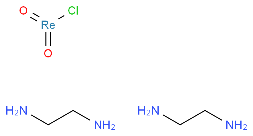 chlorodioxorhenium; bis(ethane-1,2-diamine)_分子结构_CAS_14587-92-9