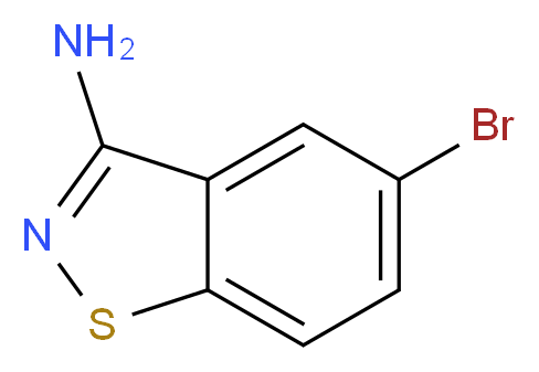 5-bromo-1,2-benzothiazol-3-amine_分子结构_CAS_613262-16-1
