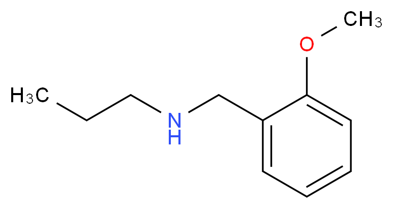 [(2-methoxyphenyl)methyl](propyl)amine_分子结构_CAS_807343-01-7