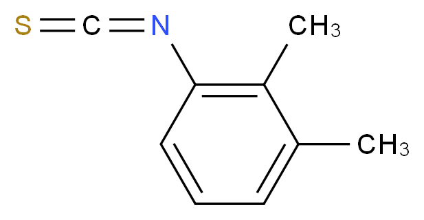 1-isothiocyanato-2,3-dimethylbenzene_分子结构_CAS_1539-20-4