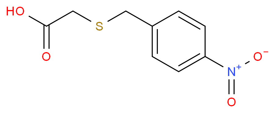 [(4-Nitrobenzyl)thio]acetic acid_分子结构_CAS_)