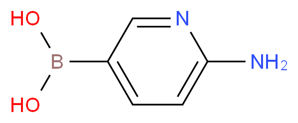 (6-aminopyridin-3-yl)boronic acid_分子结构_CAS_851524-96-4