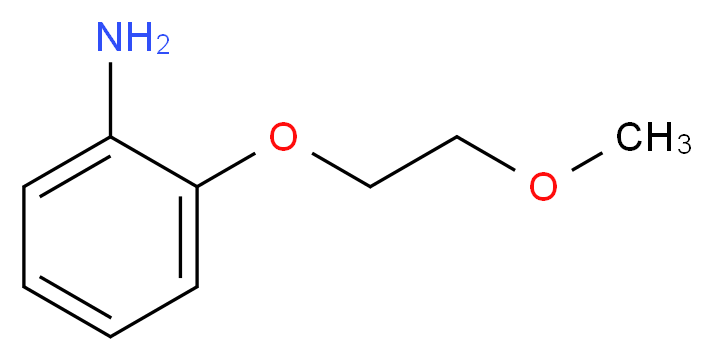 2-(2-methoxyethoxy)aniline_分子结构_CAS_72806-66-7