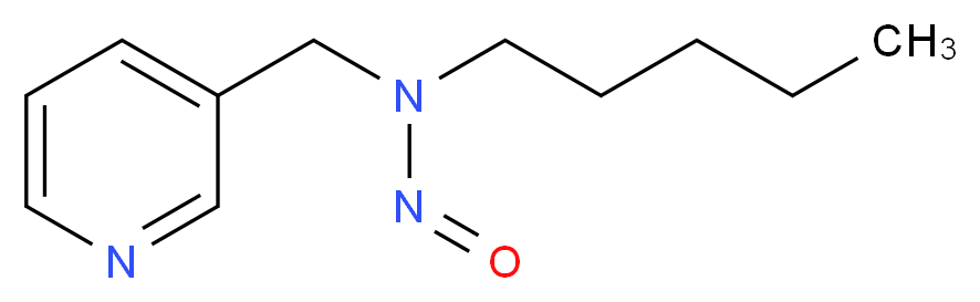 nitroso(pentyl)(pyridin-3-ylmethyl)amine_分子结构_CAS_124521-15-9