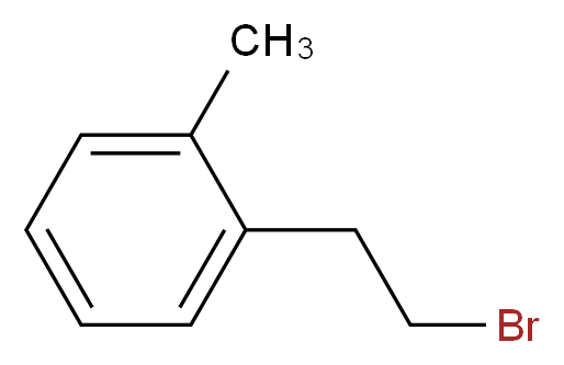 1-(2-bromoethyl)-2-methylbenzene_分子结构_CAS_16793-90-1