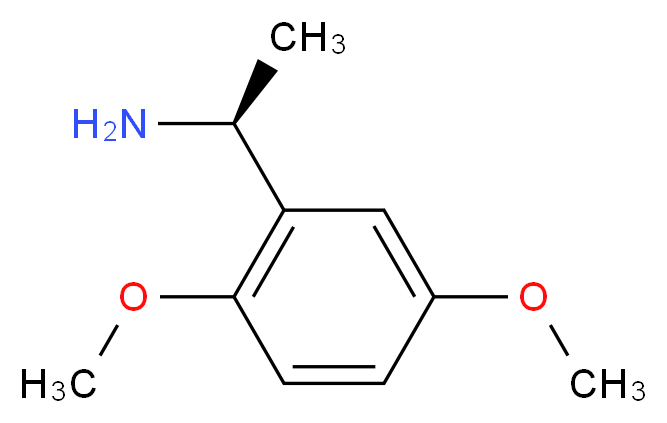 (1S)-1-(2,5-dimethoxyphenyl)ethan-1-amine_分子结构_CAS_)