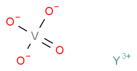 yttrium(3+) ion oxovanadiumtris(olate)_分子结构_CAS_13566-12-6