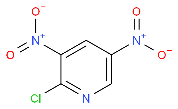 2-Chloro-3,5-dinitropyridine_分子结构_CAS_2578-45-2)