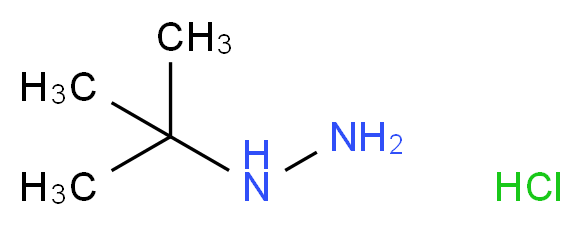 叔丁基肼 盐酸盐_分子结构_CAS_7400-27-3)