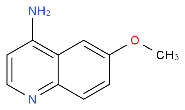 6-methoxyquinolin-4-amine_分子结构_CAS_6279-51-2