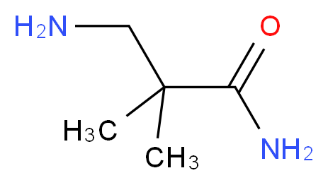 3-Amino-2,2-dimethylpropanamide_分子结构_CAS_324763-51-1)