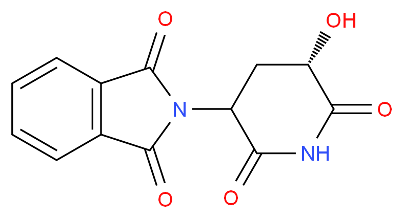 5'-Hydroxy Thalidomide_分子结构_CAS_203450-07-1)