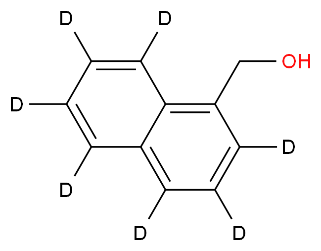 1-Naphthalenemethanol-d7_分子结构_CAS_1189876-86-5)