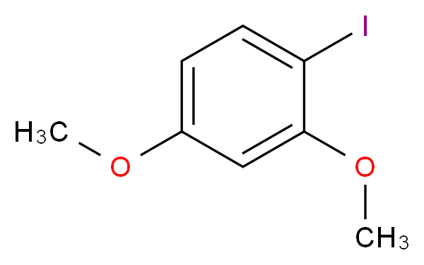 1-iodo-2,4-dimethoxybenzene_分子结构_CAS_20469-63-0