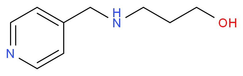 3-[(4-pyridinylmethyl)amino]-1-propanol_分子结构_CAS_7251-62-9)
