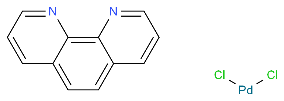 二氯(1,10-菲咯啉)钯(II)_分子结构_CAS_14783-10-9)